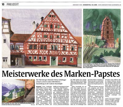 Abendzeitung - Meisterwerke des Marken-Papstes