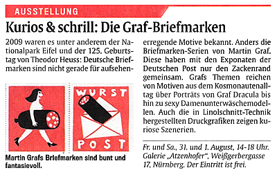 Kurios & schrill: Die Graf-Briefmarken